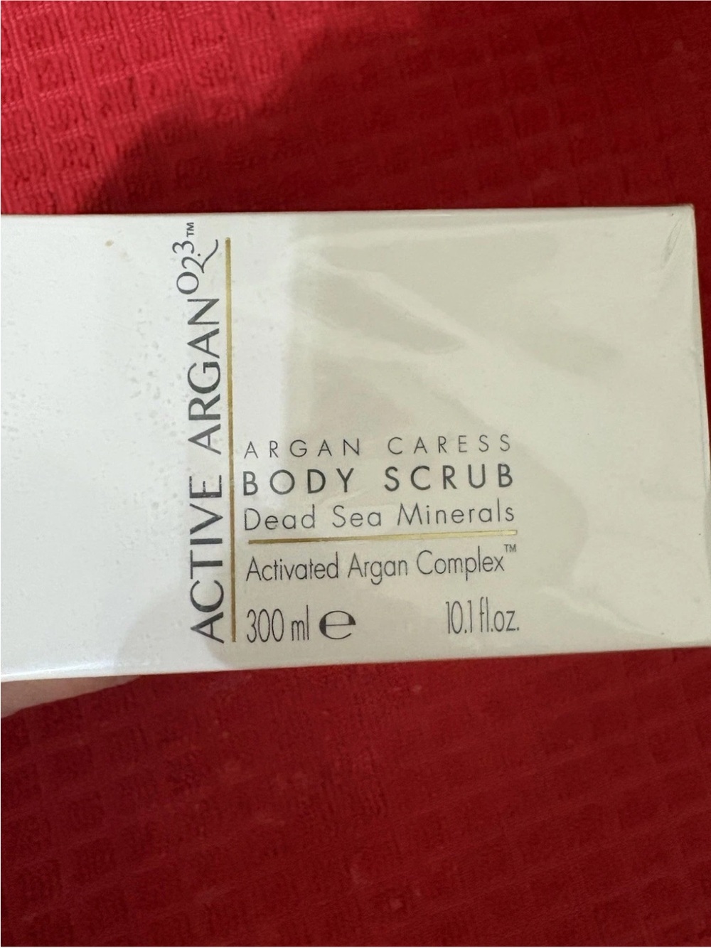 Argan Caress Body Scrub - White